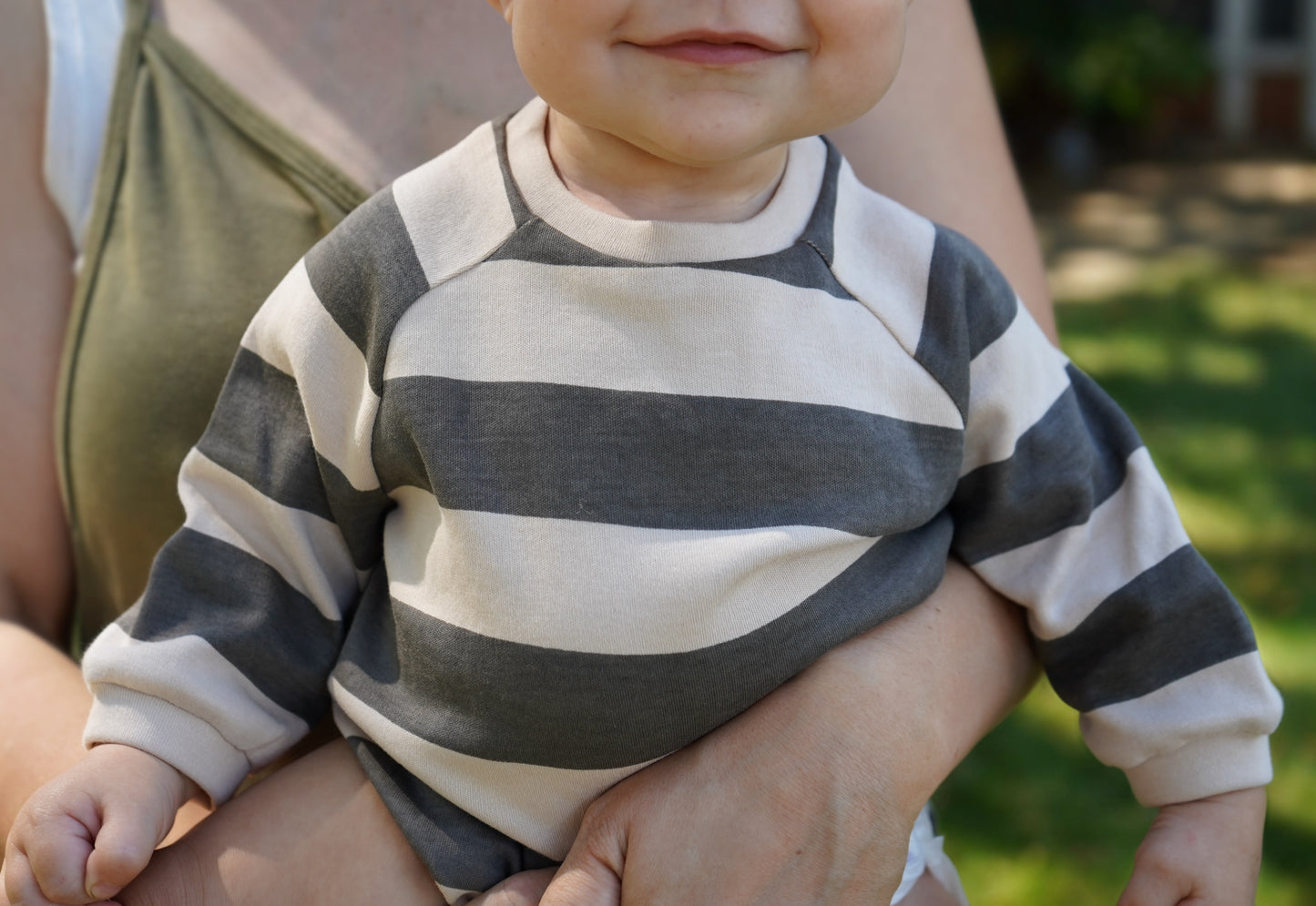 The Stripe Bubble Romper