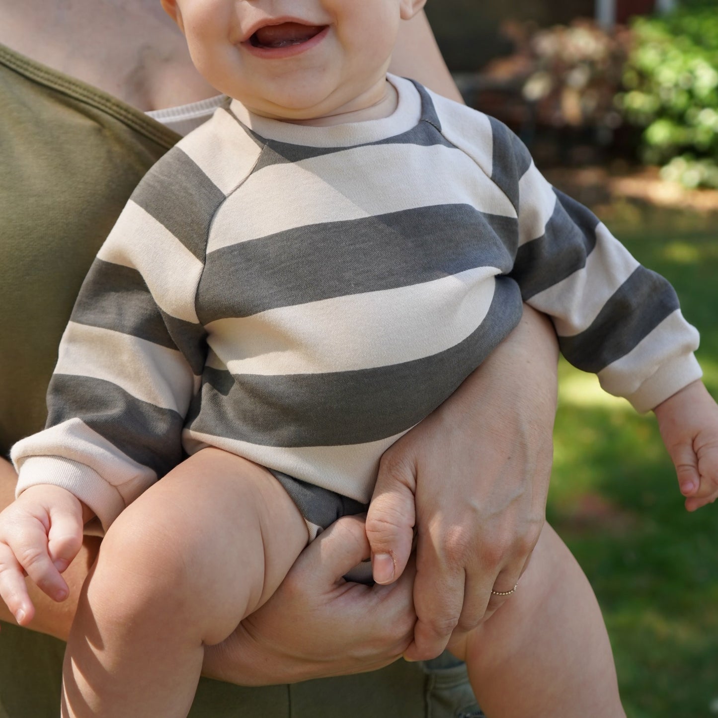 The Stripe Bubble Romper