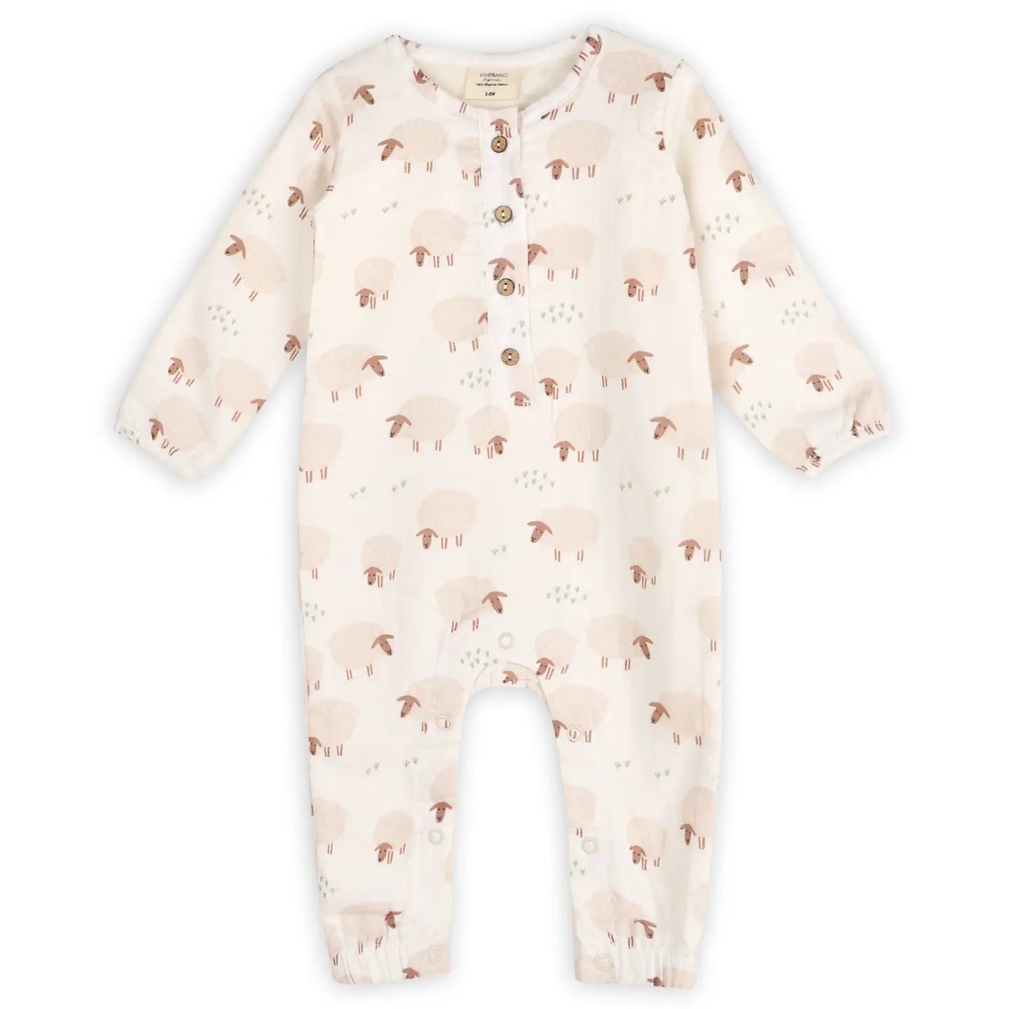 Sheep Long Sleeve Jumpsuit