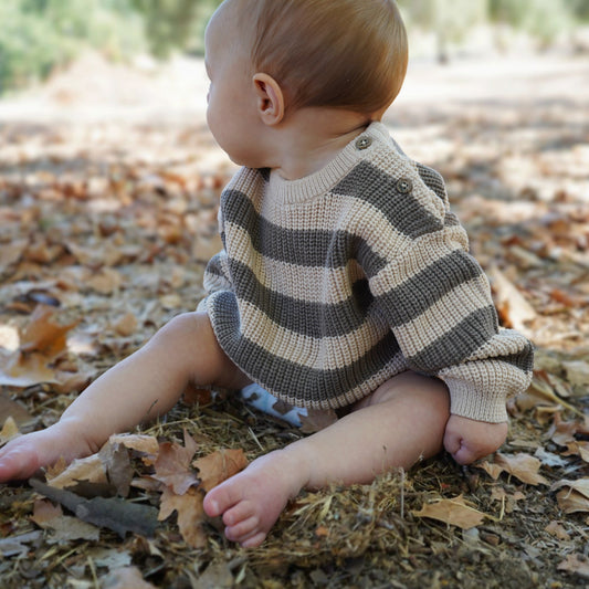 The Cocoa Stripe Sweater