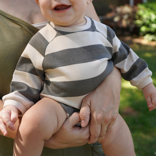 The Stripe Bubble Romper