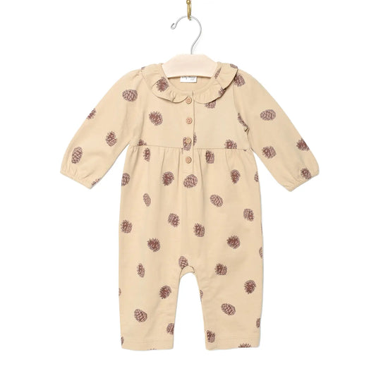 Frill Collar Pinecone Romper