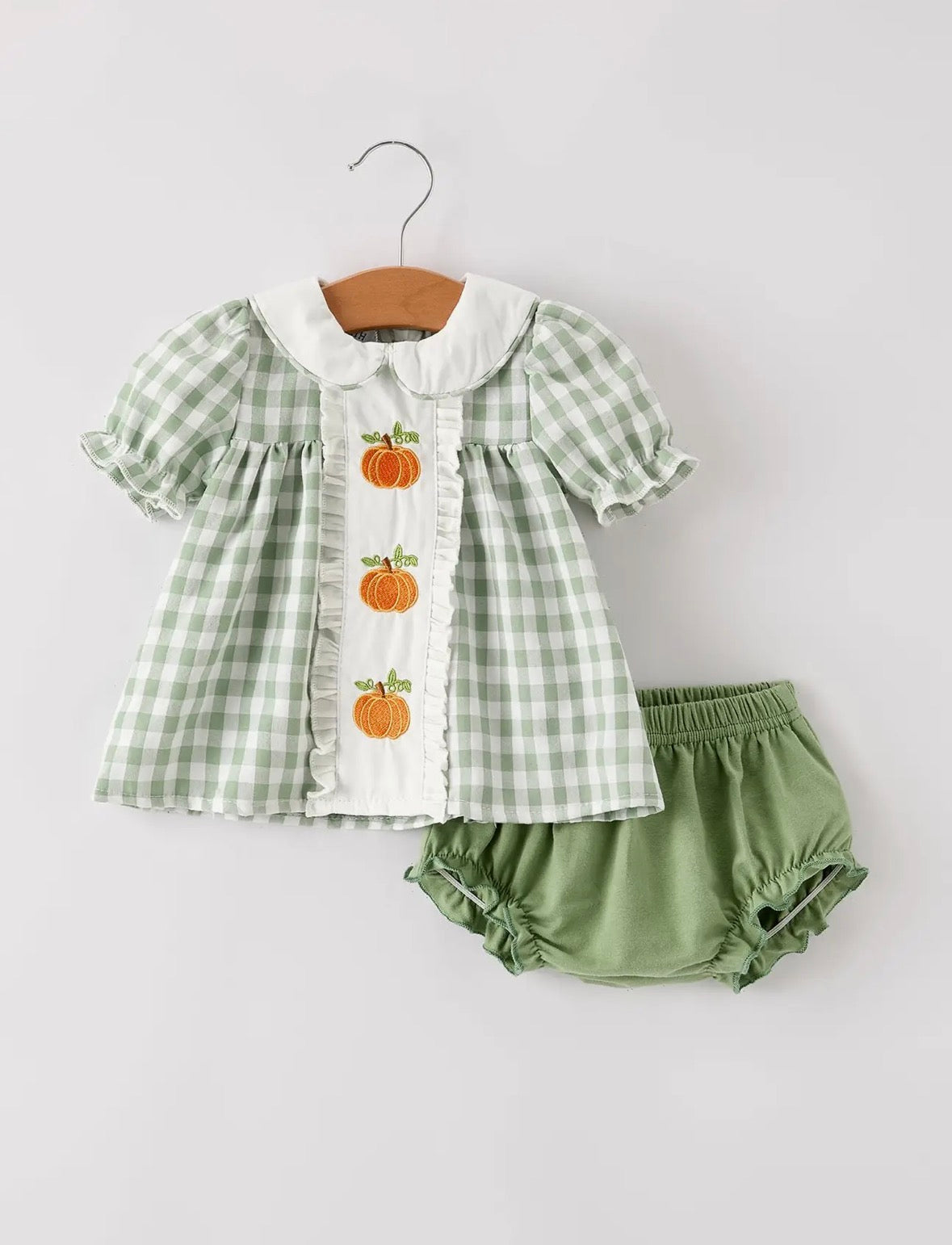Fall Pumpkin Bloomers Set