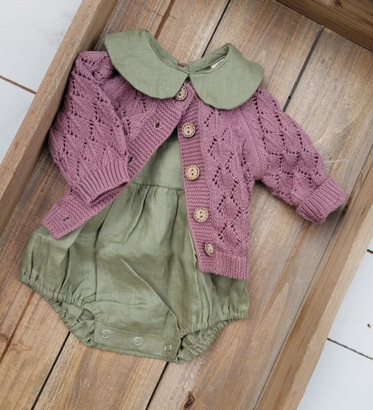Annie Cardigan - Plum