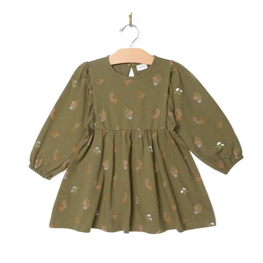 Mushroom Puff Sleeve Dress