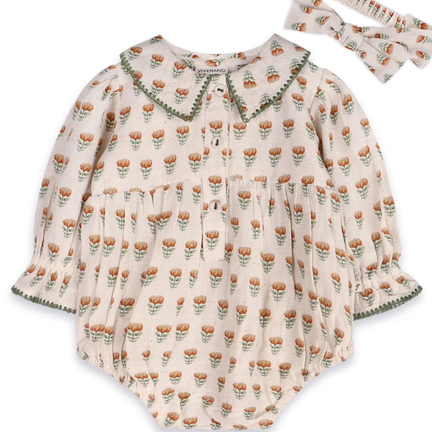 Nira Floral Romper & Headband