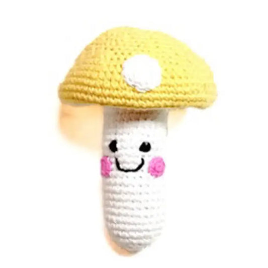 Yellow Mushroom Rattle